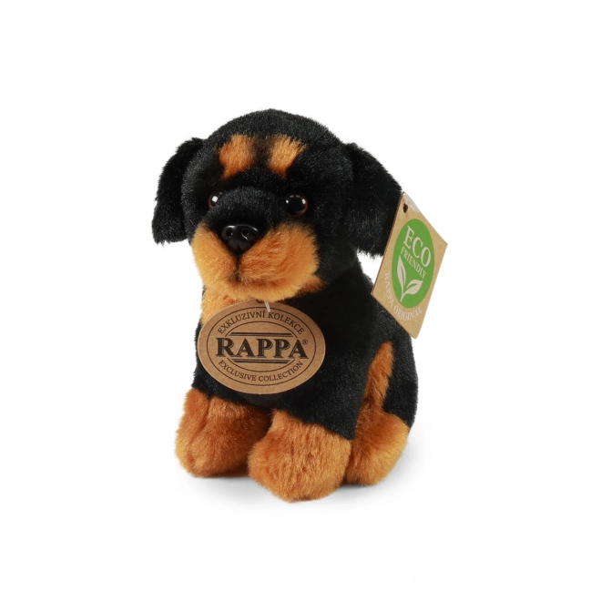 Chien en peluche assis mix 12 cm ÉCOLOGIQUE