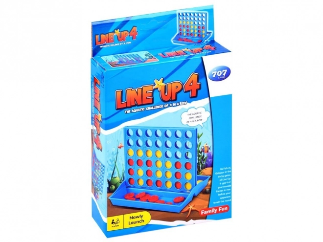 Jeu stratégique Line Up 4 couleur