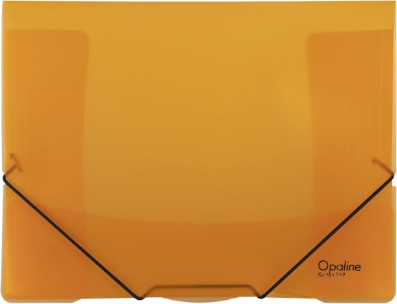chemise à élastique opaline orange A4