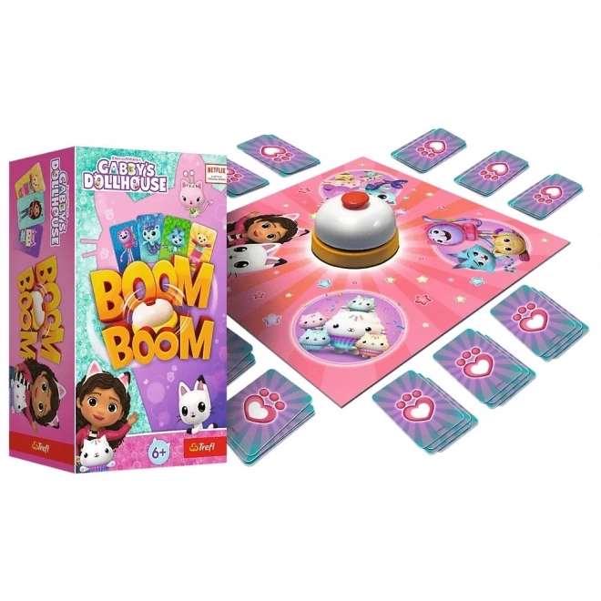 Jeu de société familial Trefl Boom Boom Maison de Chat Gabi