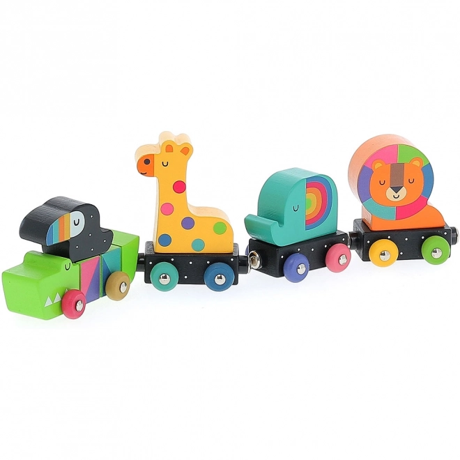 Vilac Train coloré d'animaux Andy Westfac