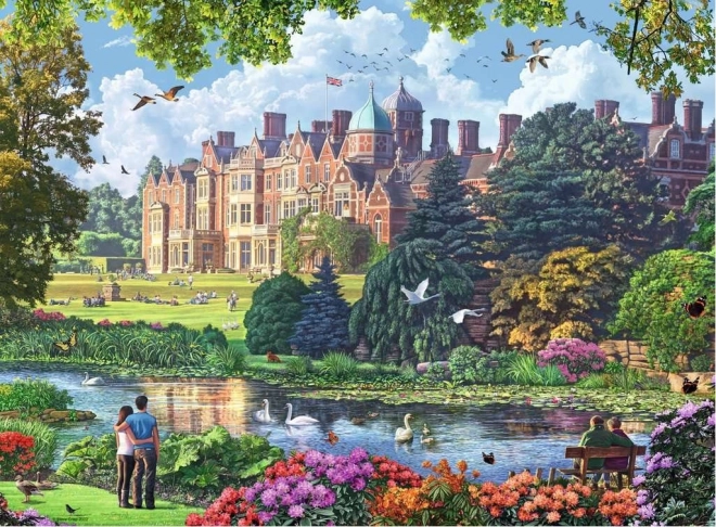 Puzzle Ravensburger Résidences Royales du Royaume-Uni 4x500 pièces