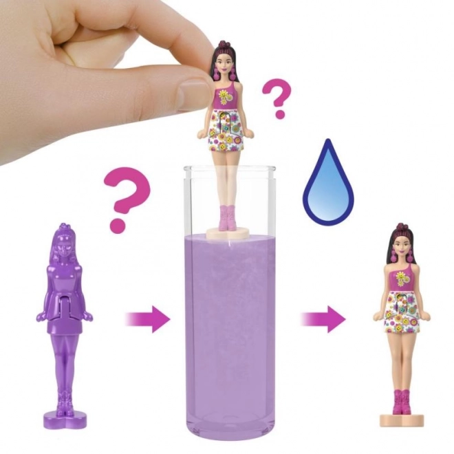 Mini Poupée BarbieLand Color Reveal