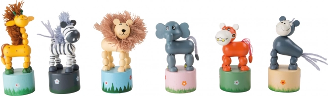 Petit Pied Affichage Jouet Animal Afrique - 1 pc