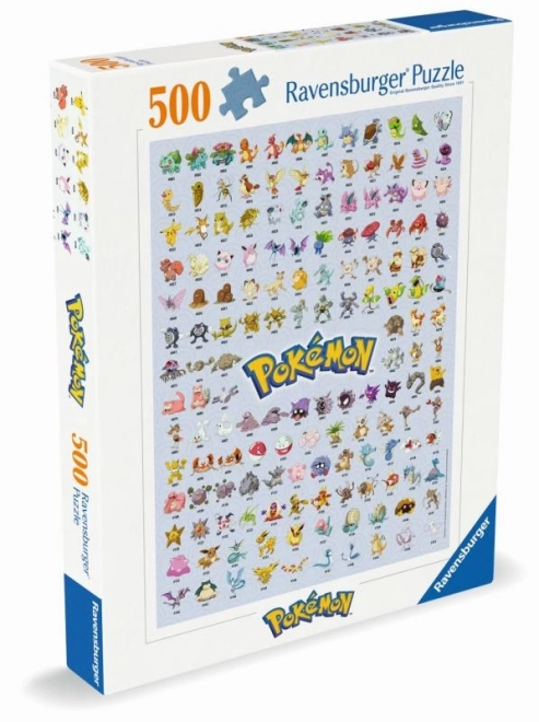 Puzzle des 151 premiers Pokémon 500 pièces