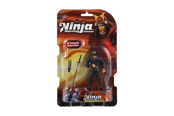 Figurine ninja avec accessoires 10 cm