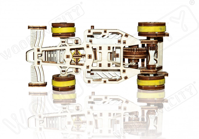 WOODEN CITY 3D puzzle Voiture de Course Bolid 108 pièces