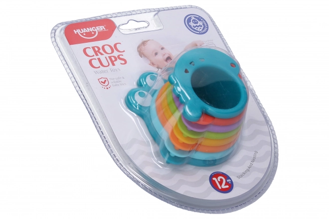 Gobelets crocodile 8 pièces