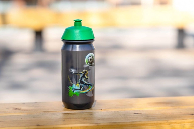 Bouteille d'eau avec motif de football