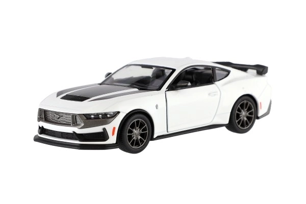 Voiture Kinsmart 2024 Ford Mustang Dark Horse 1:38 métal/plastique 12,5cm 4 couleurs à remontoir 12pcs en boîte