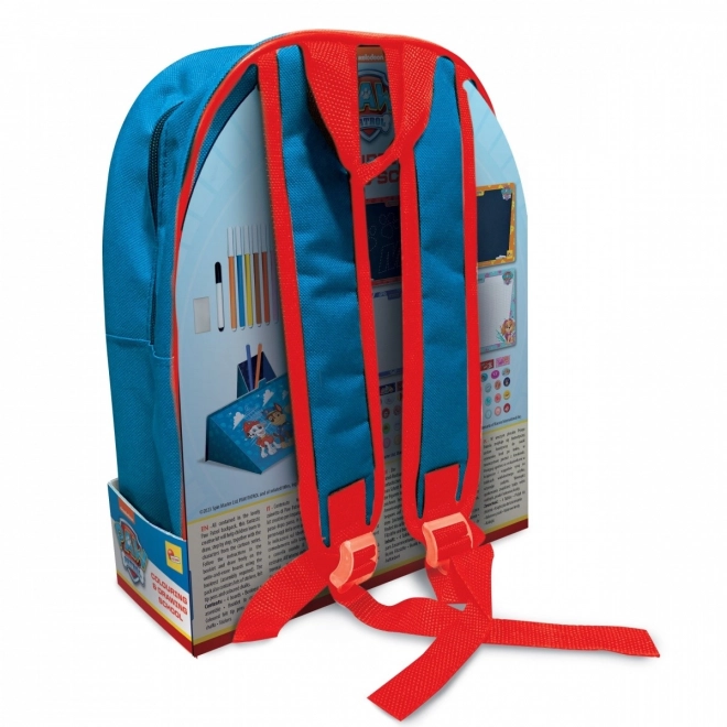 Ensemble scolaire de dessin avec sac à dos Pat' Patrouille