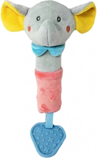 Éléphant en peluche avec son 17 cm – TULILO