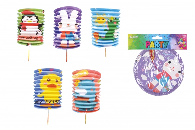 Lampion cylindre Animaux