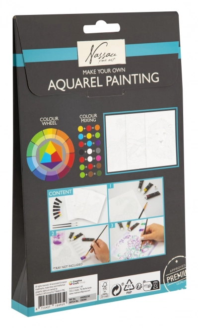 Ensemble de peinture acrylique - 4 motifs différents