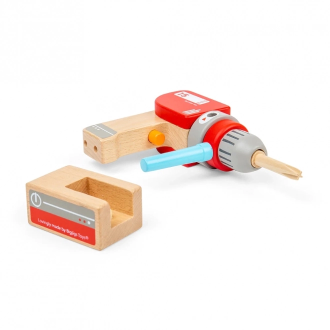 Perceuse en Bois Bigjigs Toys