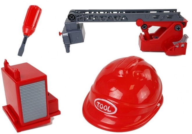 Kit DIY Camion de Pompiers 2 en 1 avec Cric Remplaçable