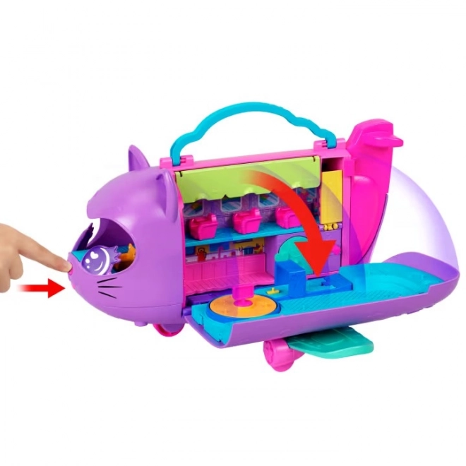 Polly Pocket Avion des Aventures Félin