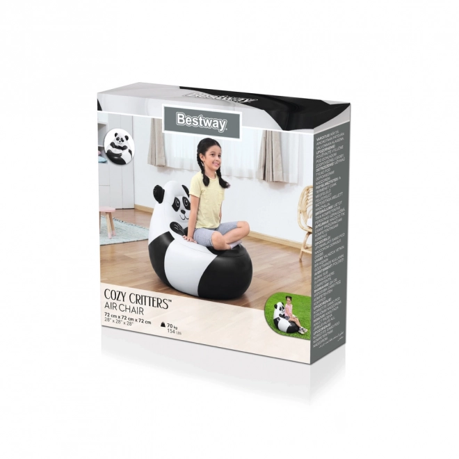 Fauteuil gonflable panda