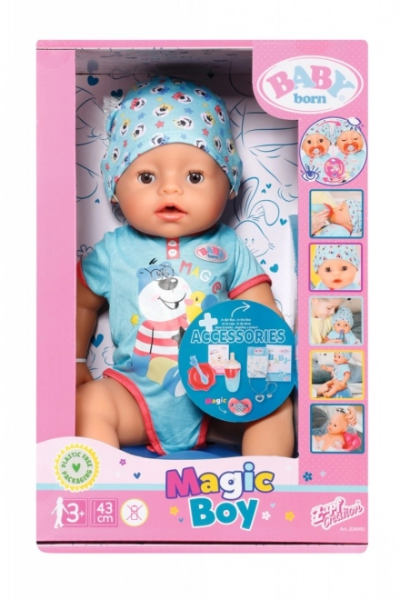 BABY born avec tétine magique, garçon, 43 cm