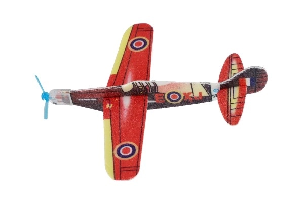 Avion à lancer en mousse 18 cm mix