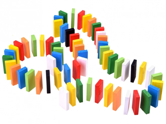 Dominos en bois colorés 300 pièces