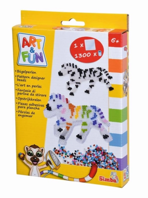 Perles à repasser A&F Animaux, 4 types