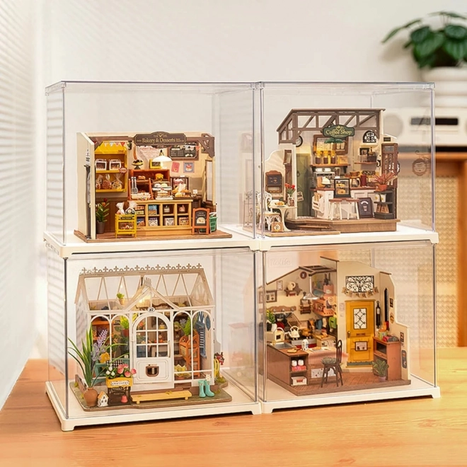 Vitrine RoboTime pour miniatures de maisons