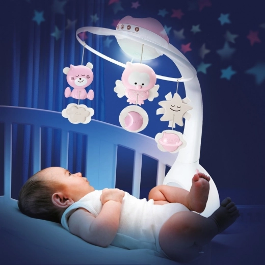Lumière apaisante, musique et projection d’étoiles