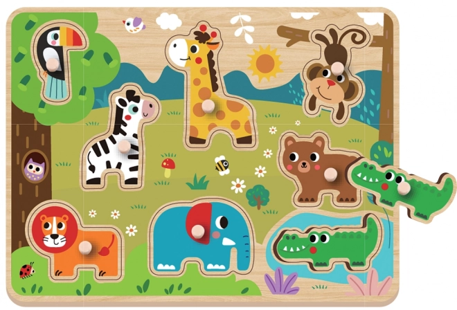 Puzzle Safari à Encastrer 2Kids Toys
