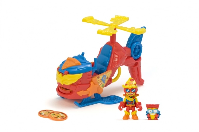 Pizzacoptère SuperThings avec lance-disques