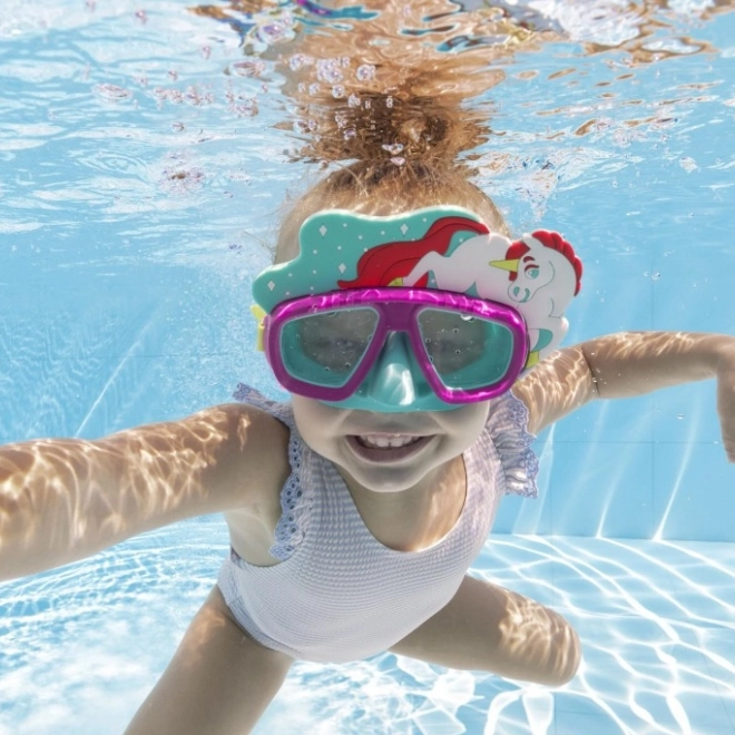 Lunettes de natation pour enfants Licorne Bestway
