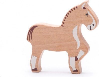 Bajo ferme rurale – cheval en bois de hêtre