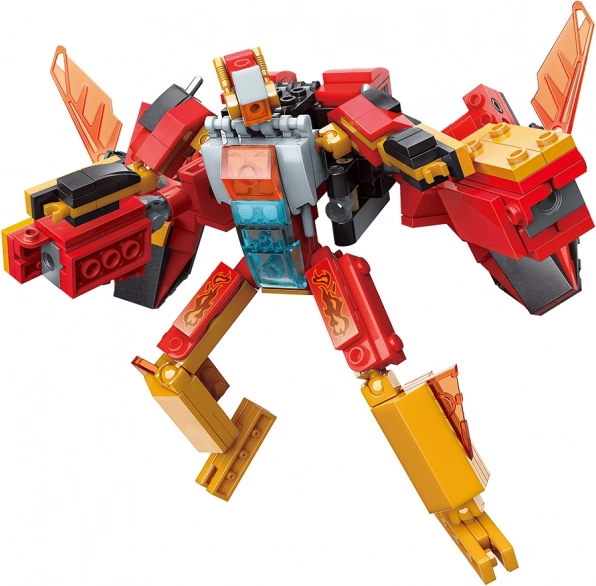 Qman robot convertible et chasseur Flying Bombing Soldier
