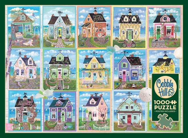 Puzzle Maisons au Bord de la Mer COBBLE HILL 1000 Pièces