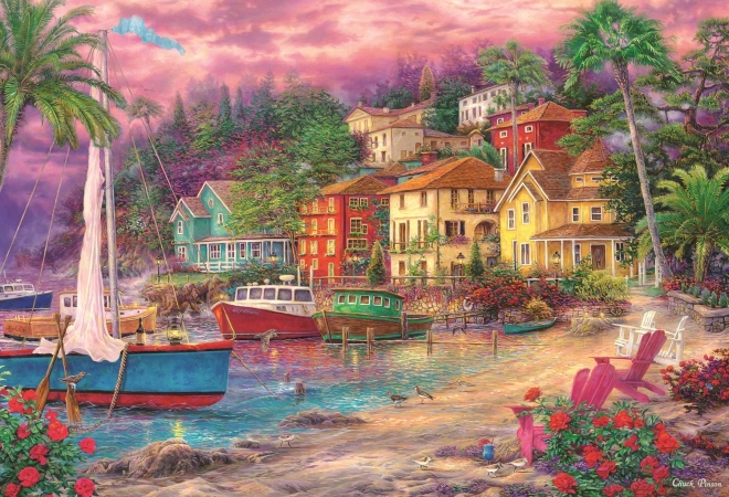 Puzzle Aux rivages dorés 1500 pièces de Trefl