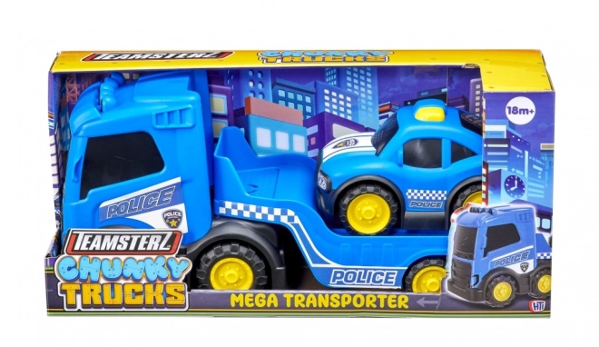Camion de police Teamsterz avec petite voiture