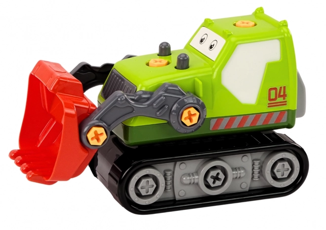 Kit de construction à vis DIY Chargeur sur chenilles pour enfants