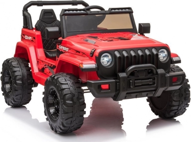 voiture électrique pour enfants Lean Cars rouge 12V avec roues EVA et Bluetooth
