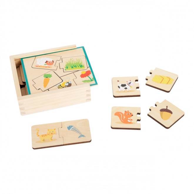 Small Foot Jeu éducatif nourrir les animaux