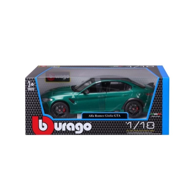 Bburago 1:18 Plus - Alfa Romeo Giulia GTA - Métallisé Vert