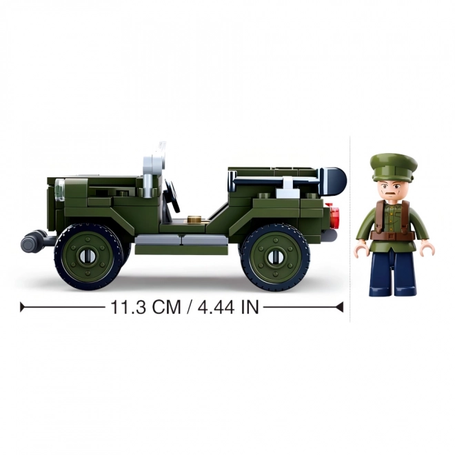 Kit de construction jeep militaire Sluban GAZ 67
