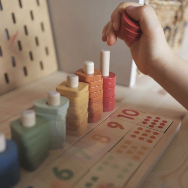 Compteur en bois et jouet de tri Montessori de PolarB