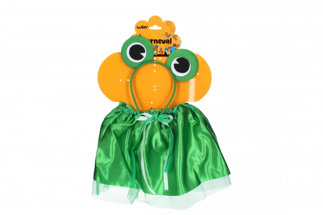 Ensemble de carnaval - grenouille