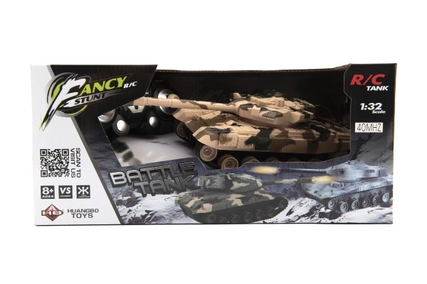 Tank télécommandé avec pack rechargeable et effets sonores