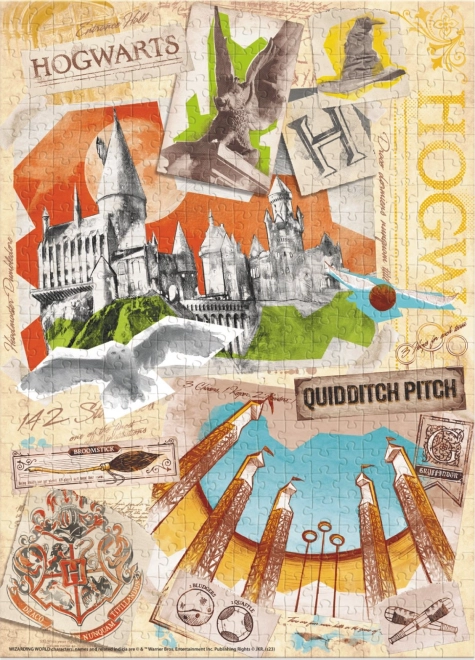 Puzzle Harry Potter : L'école des sorcelleries de Poudlard 450 pièces