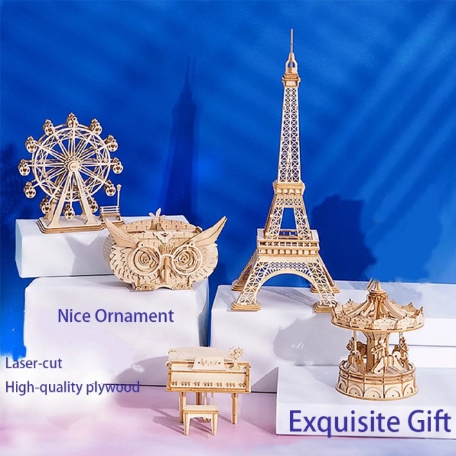 Tour Eiffel - Puzzle en bois 3D