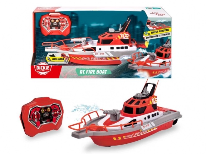 Bateau de pompiers RC 37cm, 3 canaux