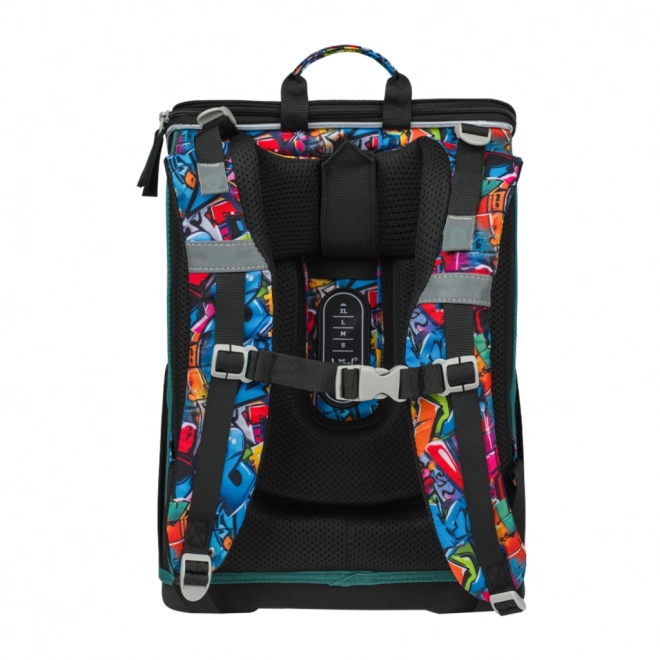Ensemble pour écoliers Zippy Skatepark: cartable, trousse, sac, tablier et portefeuille