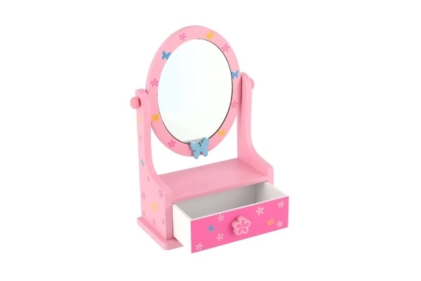 Miroir pour enfants avec boîte à bijoux