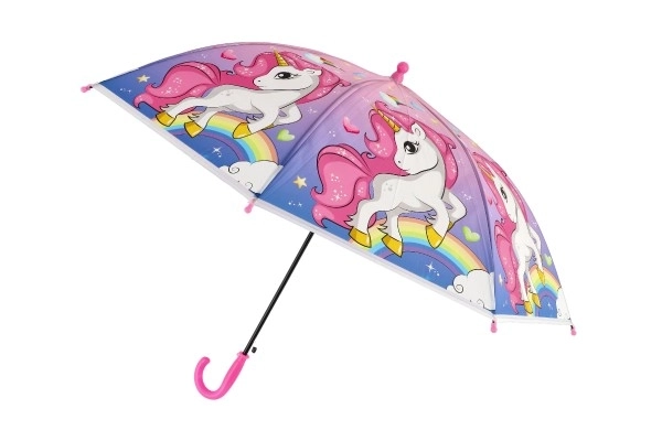 Parapluie manuel avec des licornes
